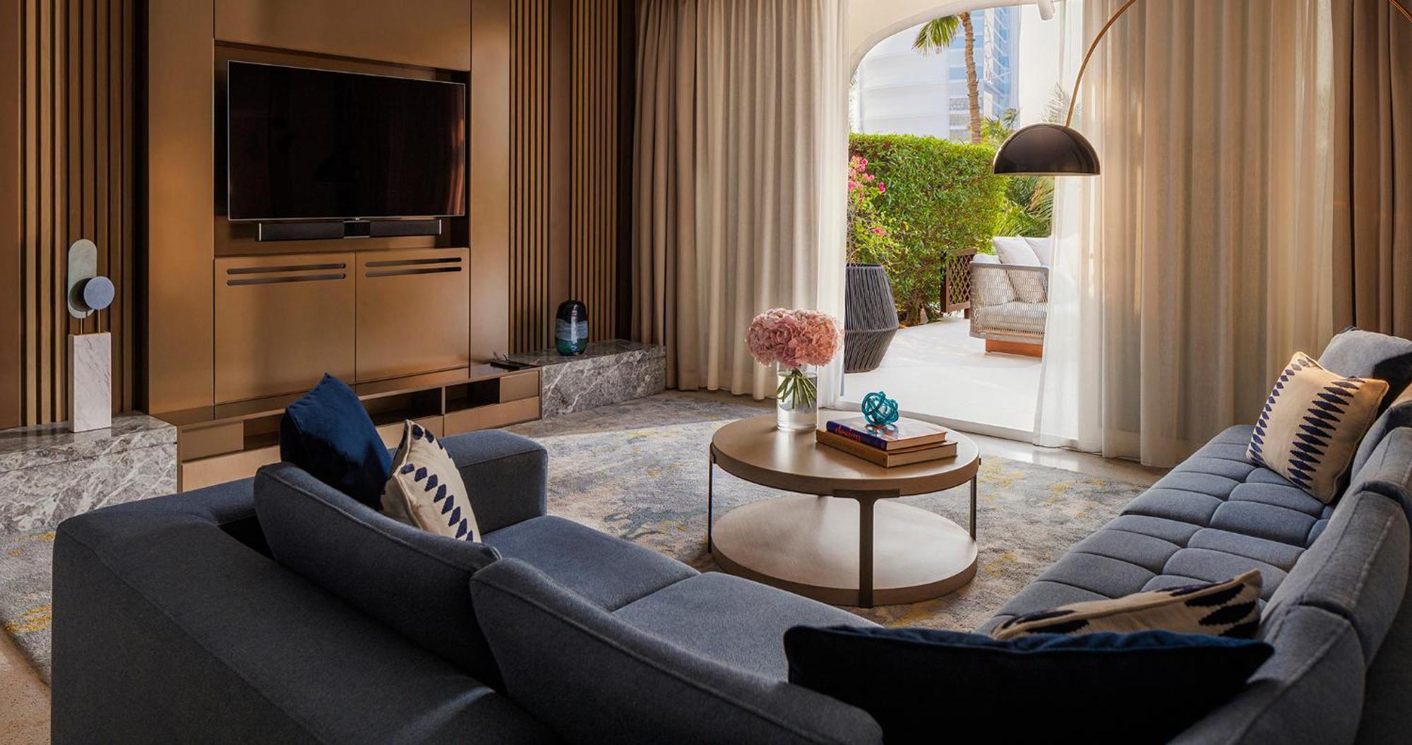 Jumeirah Beach Hotel Dubai Kamer foto A living room at the Wynn Las Vegas
